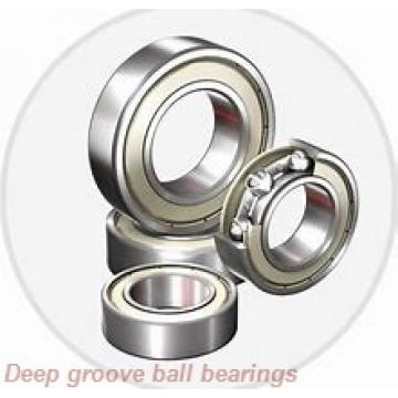 25 mm x 62 mm x 17 mm  skf W 6305 Deep groove ball bearings